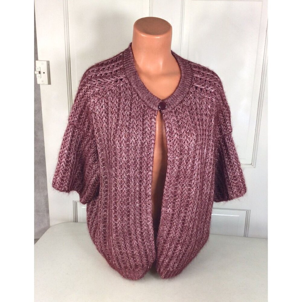 St John Wool Cardigan Sweater Womens Large
